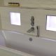 Singleton Bathroom and feature lighting